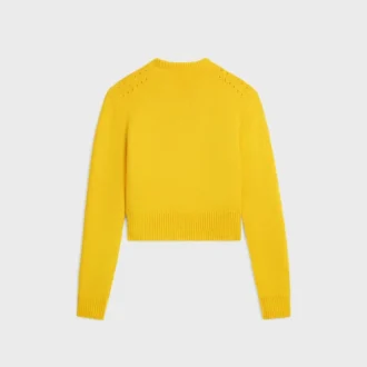 Sweter z okrągłym dekoltem z kaszmiru