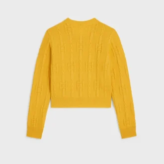 Sweter z okrągłym dekoltem z kaszmiru