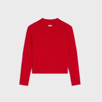 Sweter z okrągłym dekoltem z kaszmiru