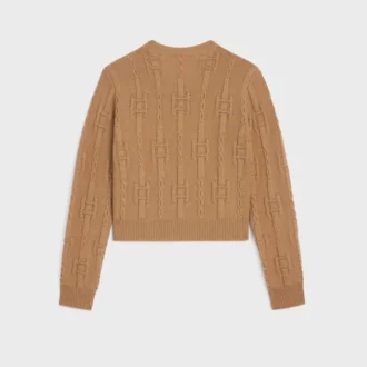 Sweter z okrągłym dekoltem z kaszmiru