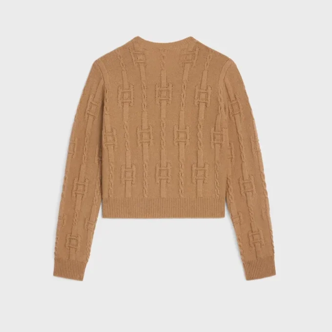 Sweter z okrągłym dekoltem z kaszmiru Sweter z okrągłym dekoltem z kaszmiru