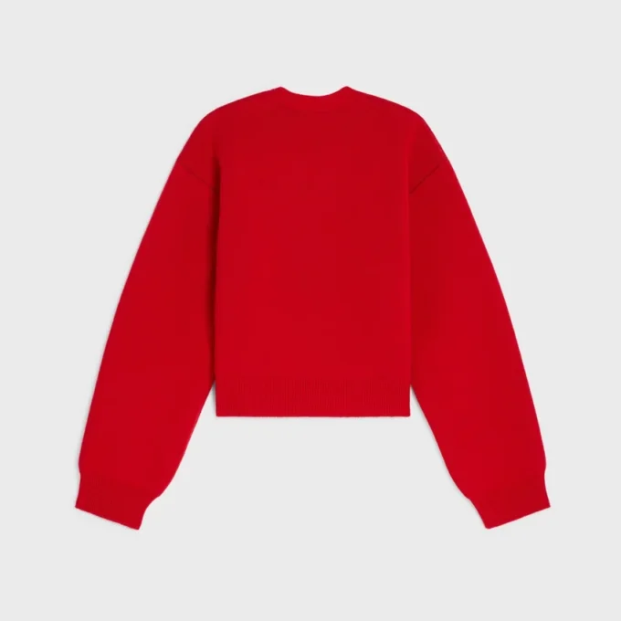 Sweter z okrągłym dekoltem z kaszmiru Sweter z okrągłym dekoltem z kaszmiru