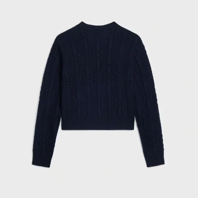 Sweter z okrągłym dekoltem z kaszmiru Sweter z okrągłym dekoltem z kaszmiru