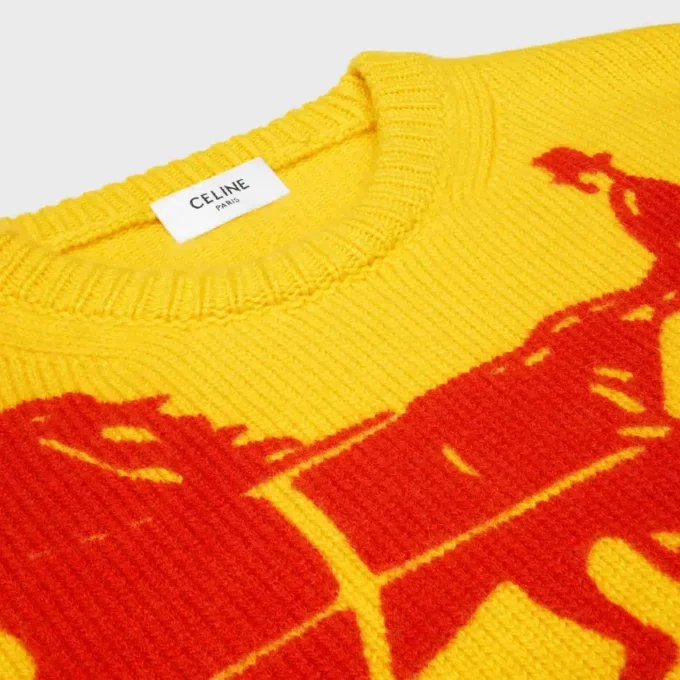 Sweter z okrągłym dekoltem z kaszmiru Sweter z okrągłym dekoltem z kaszmiru