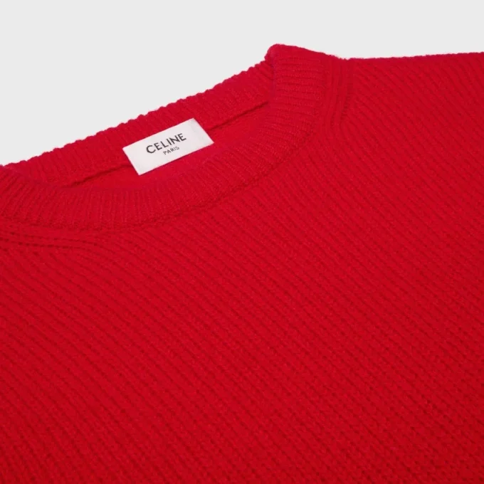 Sweter z okrągłym dekoltem z kaszmiru Sweter z okrągłym dekoltem z kaszmiru