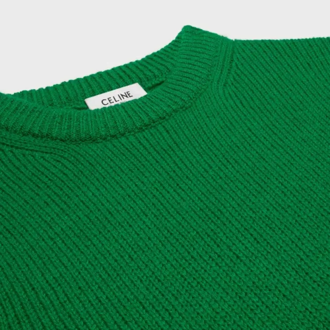 Sweter z okrągłym dekoltem z kaszmiru Sweter z okrągłym dekoltem z kaszmiru