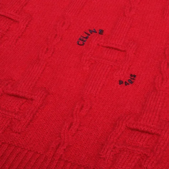 Sweter z okrągłym dekoltem z kaszmiru
