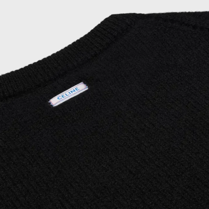 Sweter z okrągłym dekoltem z kaszmiru Sweter z okrągłym dekoltem z kaszmiru
