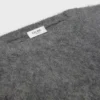 Sweter z okrągłym dekoltem z szczotkowanego moheru Sweter z okrągłym dekoltem z szczotkowanego moheru