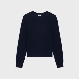 Sweter z okrągłym dekoltem z wełny