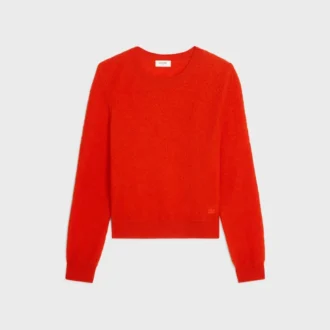 Sweter z okrągłym dekoltem z wełny