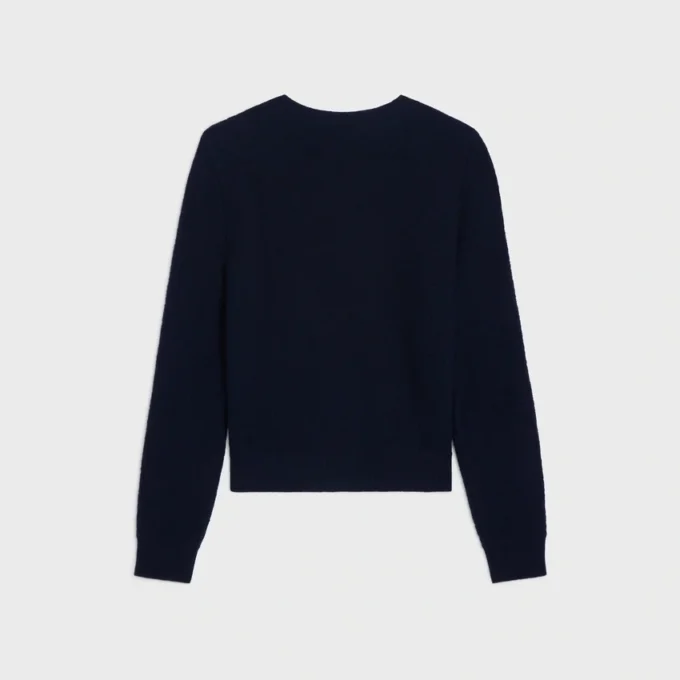 Sweter z okrągłym dekoltem z wełny