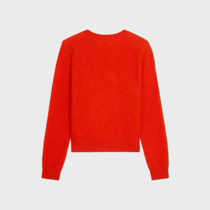 Sweter z okrągłym dekoltem z wełny
