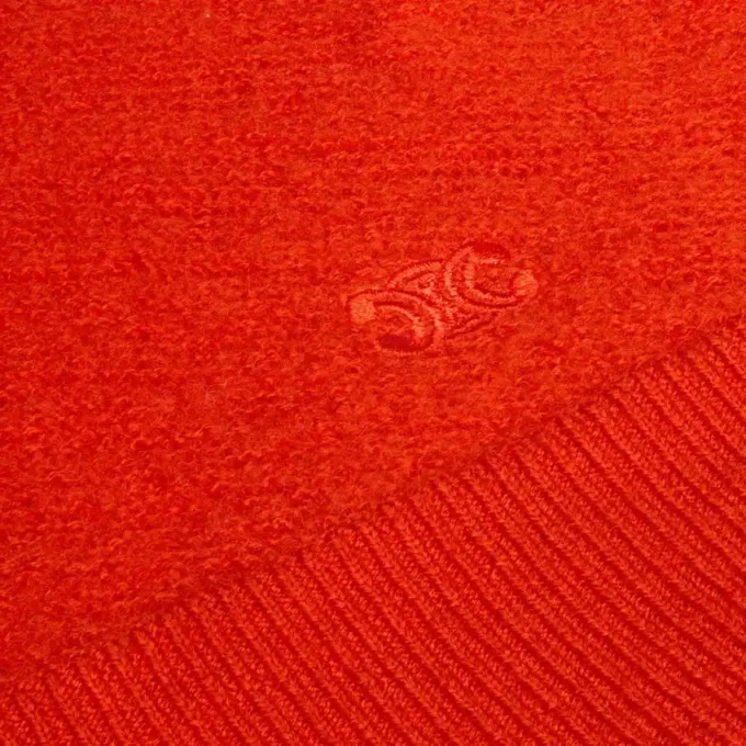 Sweter z okrągłym dekoltem z wełny