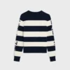 Sweter z okrągłym dekoltem z wełny i kaszmiru Sweter z okrągłym dekoltem z wełny i kaszmiru