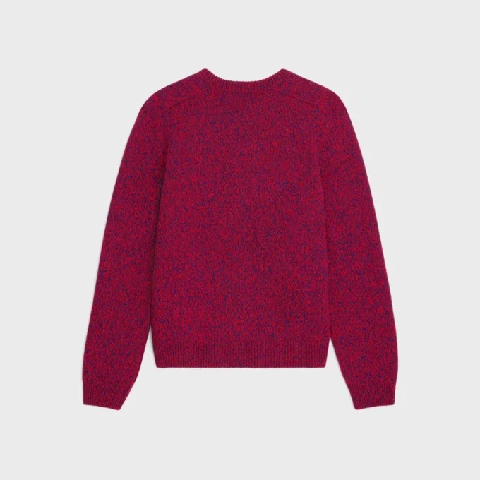 Sweter z okrągłym dekoltem z wełny i kaszmiru Sweter z okrągłym dekoltem z wełny i kaszmiru