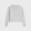 Sweter z okrągłym dekoltem z wełny szetlandzkiej Sweter z okrągłym dekoltem z wełny szetlandzkiej
