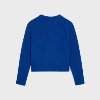 Sweter z okrągłym dekoltem z wełny szetlandzkiej Sweter z okrągłym dekoltem z wełny szetlandzkiej
