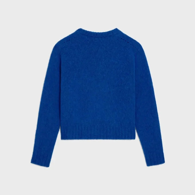Sweter z okrągłym dekoltem z wełny szetlandzkiej Sweter z okrągłym dekoltem z wełny szetlandzkiej