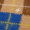 Sweter z okrągłym dekoltem z wełny w romby