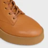 Sznurowane buty Austin z błyszczącej skóry cielęcej Sznurowane buty Austin z błyszczącej skóry cielęcej