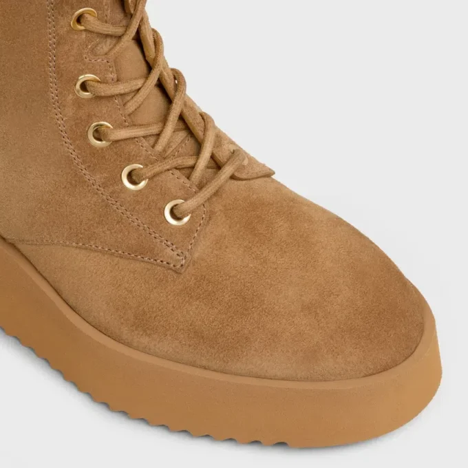 Sznurowane buty Austin z zamszowej skóry cielęcej i owczej skóry Sznurowane buty Austin z zamszowej skóry cielęcej i owczej skóry