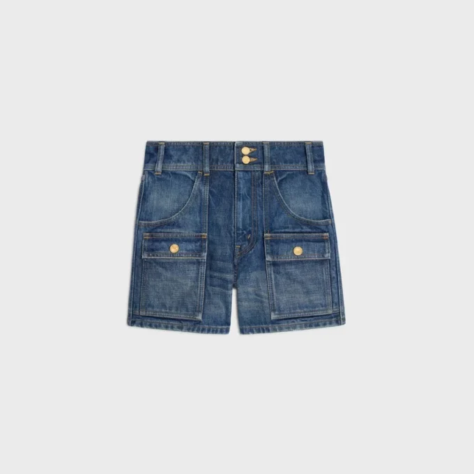Szorty Kitty z ciemnego denimu w stylu Union Wash Szorty Kitty z ciemnego denimu w stylu Union Wash