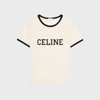 T-shirt CELINE Regular z bawełnianego dżerseju