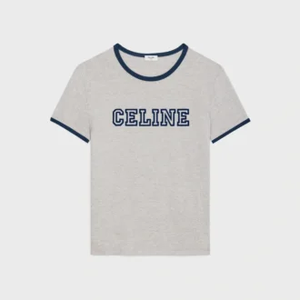 T-shirt CELINE Regular z bawełnianego dżerseju