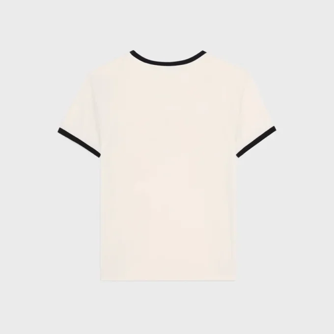 T-shirt CELINE Regular z bawełnianego dżerseju