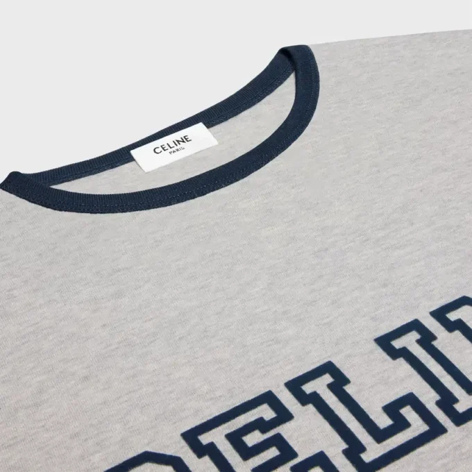 T-shirt CELINE Regular z bawełnianego dżerseju