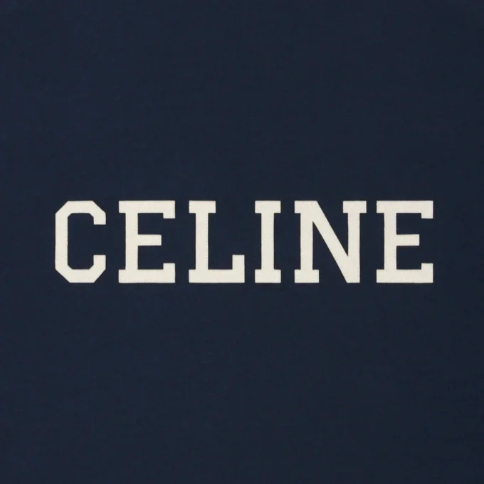 T-shirt CELINE Regular z bawełnianego dżerseju
