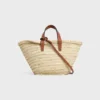 Teen Celine Classic Panier z motywem liści palmowych i skóry cielęcej Teen Celine Classic Panier z motywem liści palmowych i skóry cielęcej