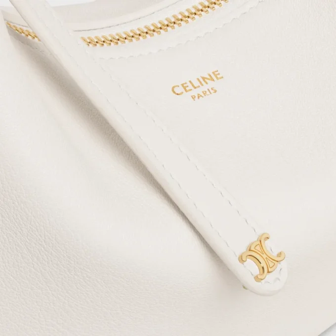 Teen Celine Lulu z ziarnistej skóry cielęcej Teen Celine Lulu z ziarnistej skóry cielęcej