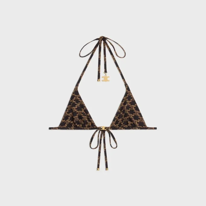 Top Triomphe Triangle z matowej dzianiny z motywem Monogram Top Triomphe Triangle z matowej dzianiny z motywem Monogram
