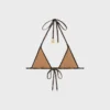 Top Triomphe Triangle z matowej dzianiny z motywem Monogram Top Triomphe Triangle z matowej dzianiny z motywem Monogram