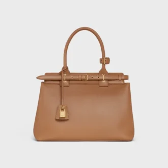 Torba CELINE Conti z miękkiej, ziarnistej skóry cielęcej Torba CELINE Conti z miękkiej, ziarnistej skóry cielęcej