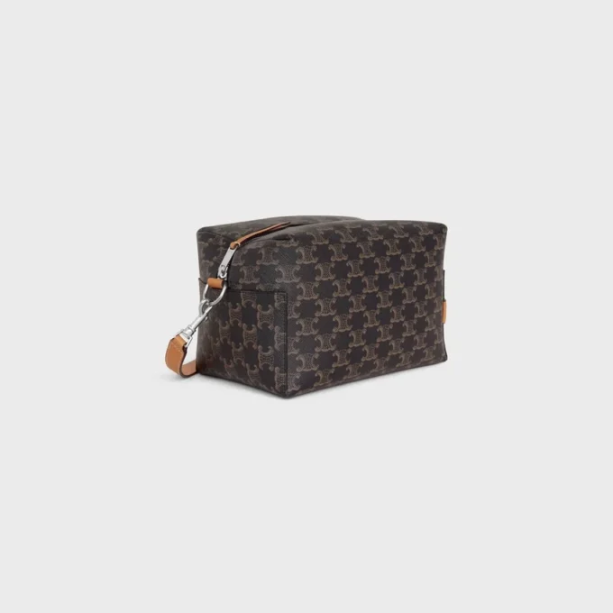 Torba crossbody Take Away z Triomphe Canvas i skóry cielęcej Torba crossbody Take Away z Triomphe Canvas i skóry cielęcej