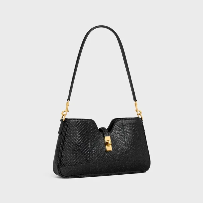 Torba na ramię Camille 16 Soft z brokatowego pytona Torba na ramię Camille 16 Soft z brokatowego pytona
