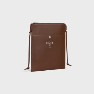 Torba Sharp Pouch Take Away z gładkiej skóry jagnięcej