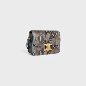 Torba Teen Triomphe z patchworkiem z pytona