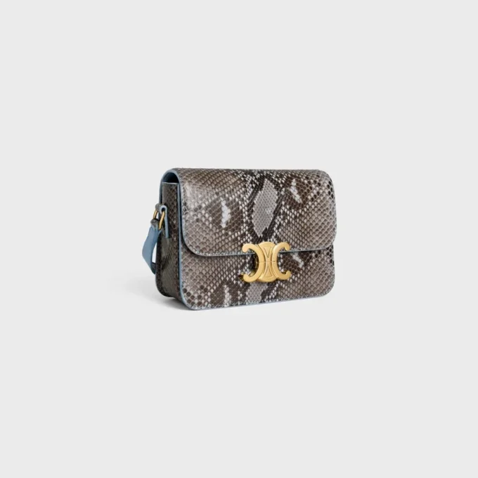 Torba Teen Triomphe z patchworkiem z pytona Torba Teen Triomphe z patchworkiem z pytona