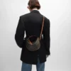 Torebka CELINE Lulu dla nastolatek z Triomphe Canvas i skóry cielęcej