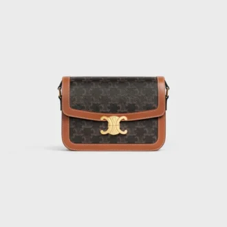 Torebka Classique Triomphe z Triomphe Canvas i skóry cielęcej