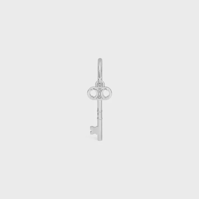 Wisiorek Triomphe Key z mosiądzu z wykończeniem rodowanym Wisiorek Triomphe Key z mosiądzu z wykończeniem rodowanym